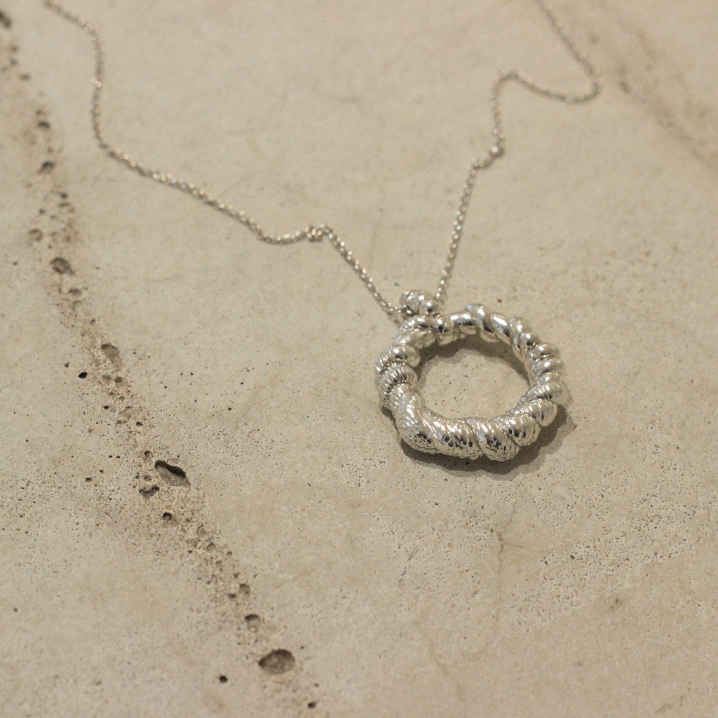 Silver Necklace "Inception Motion"