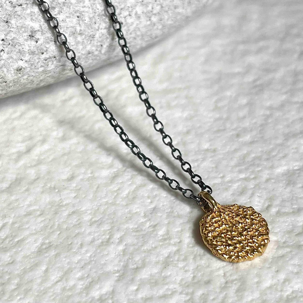 Gold Plated / Oxidized Silver Necklace "Tiny"