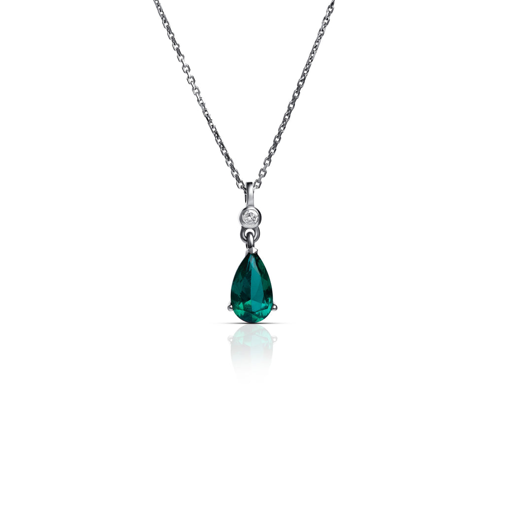 Pendant with Emerald & Diamond