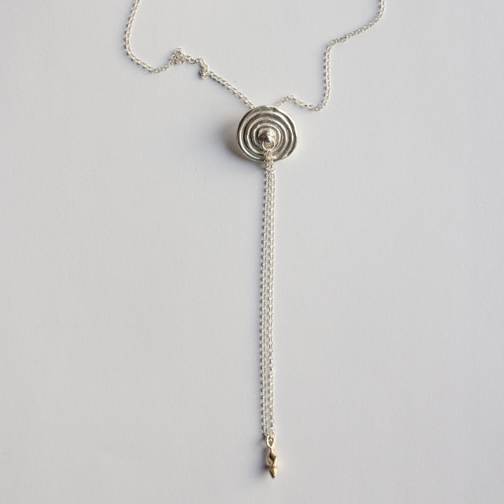 Silver Necklace "Ring My Bell"