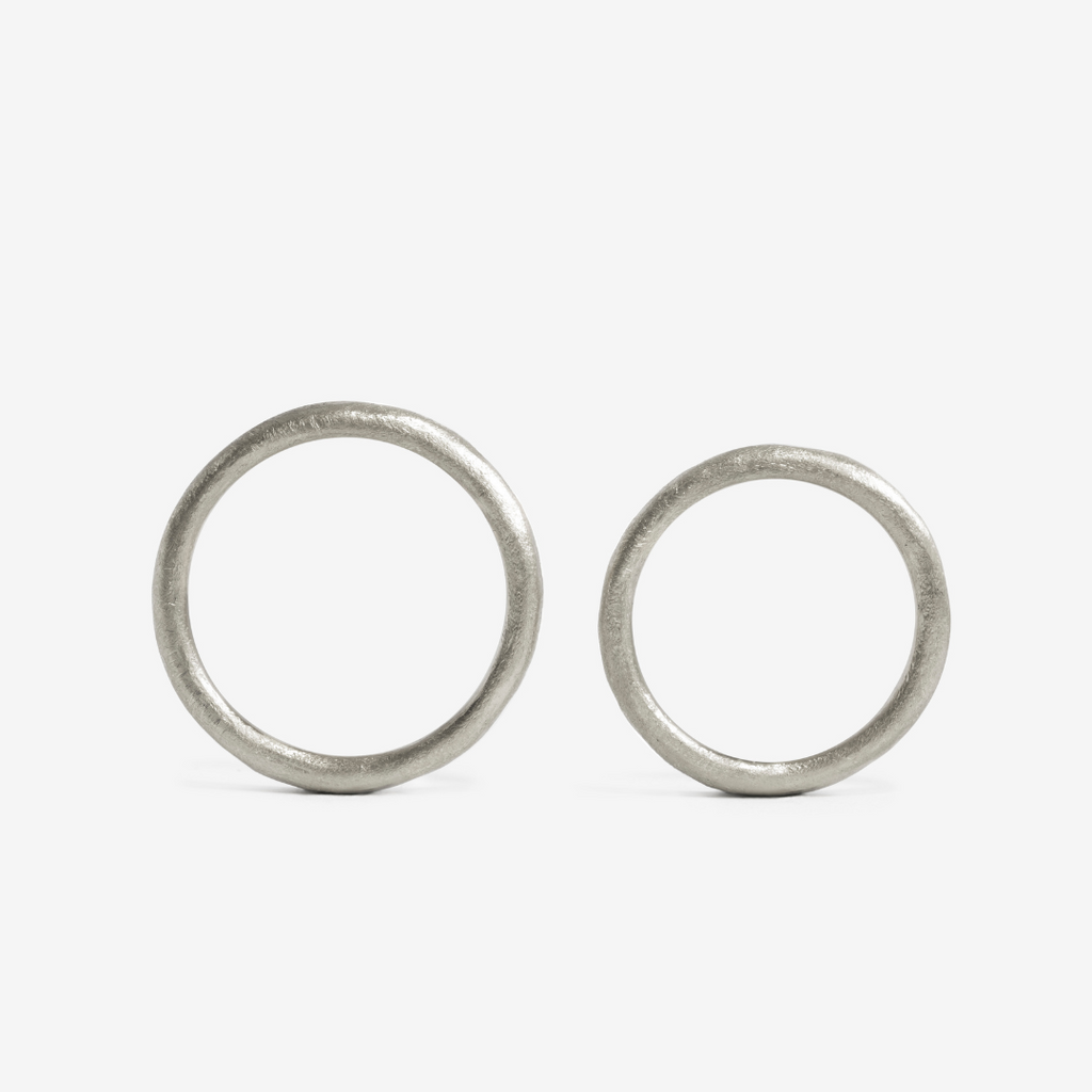 24k Platina Hand-Forged Seamless Ring