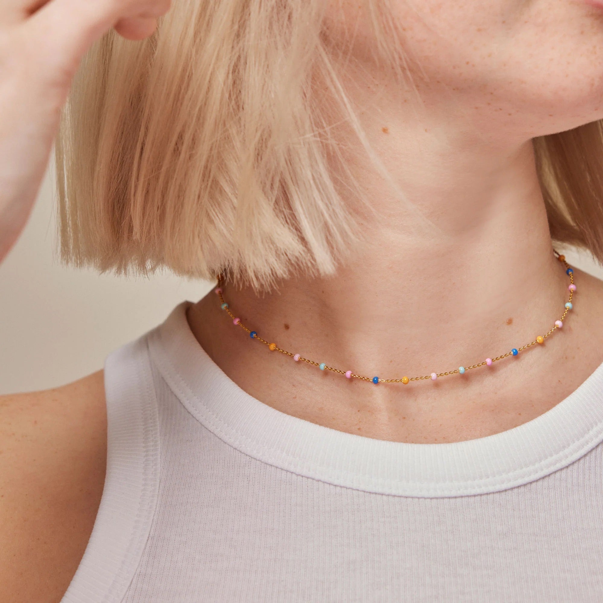 Gold Plated Silver Necklace "Lola Lolly"