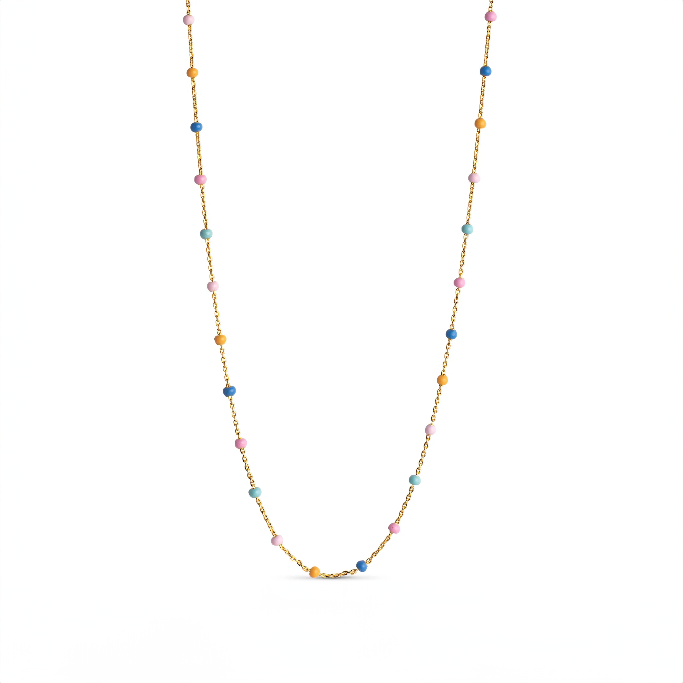 Gold Plated Silver Necklace "Lola Lolly"