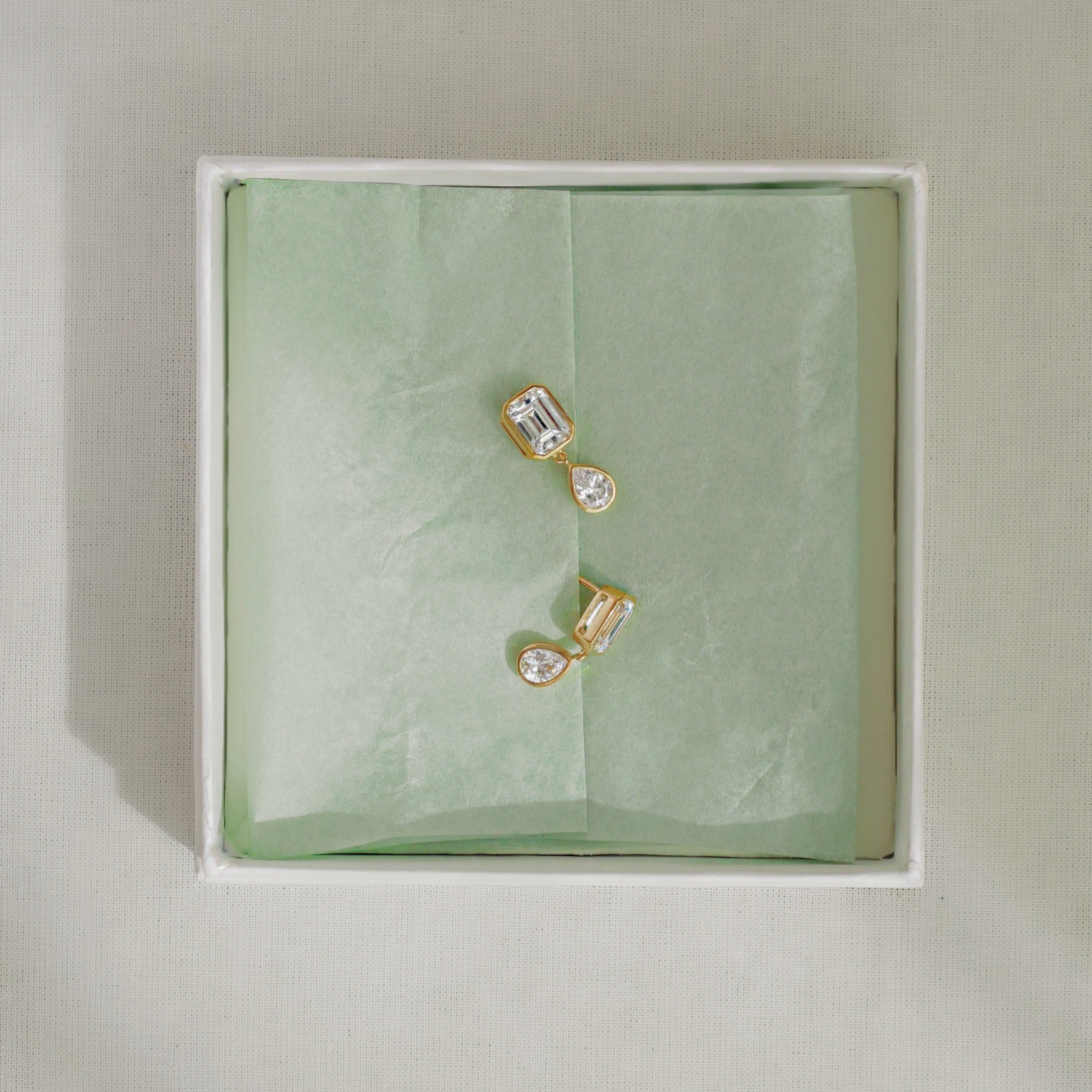 Gold Plated Silver Earrings "Seraphina"