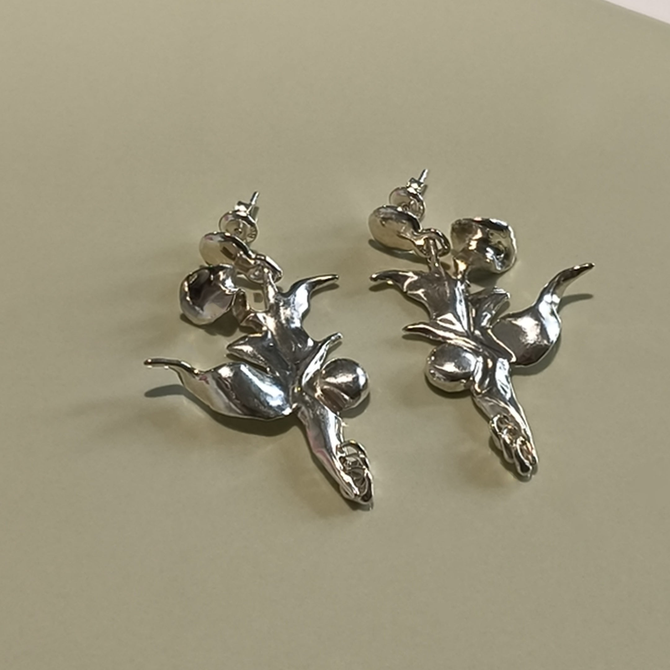 Silver Earrings "Forest Crea"