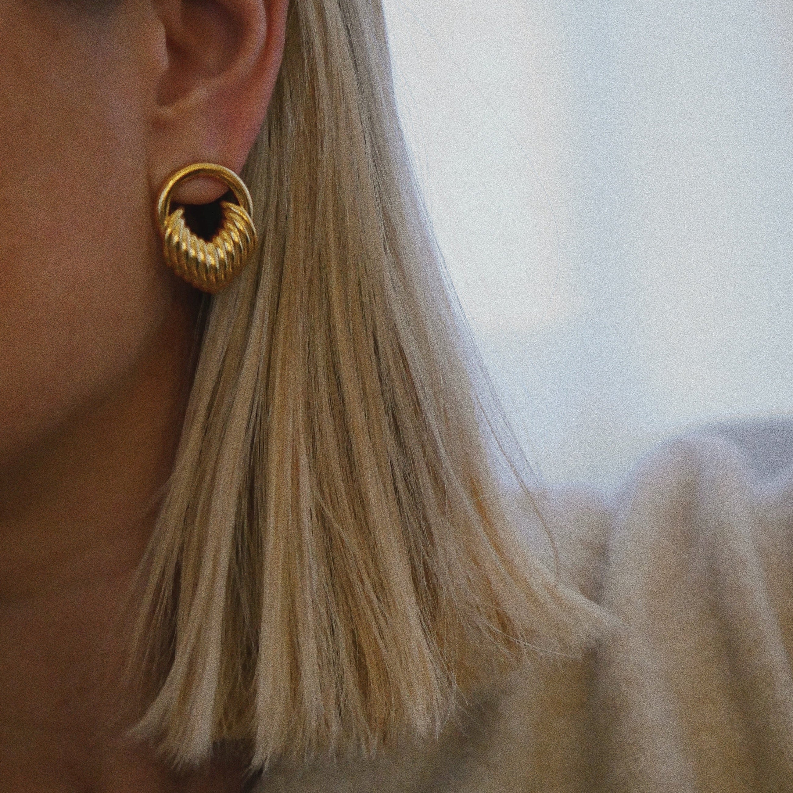 Gold Plated Silver Earrings "Livia"