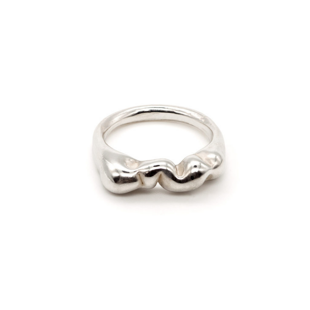 Silver Blobby Ring