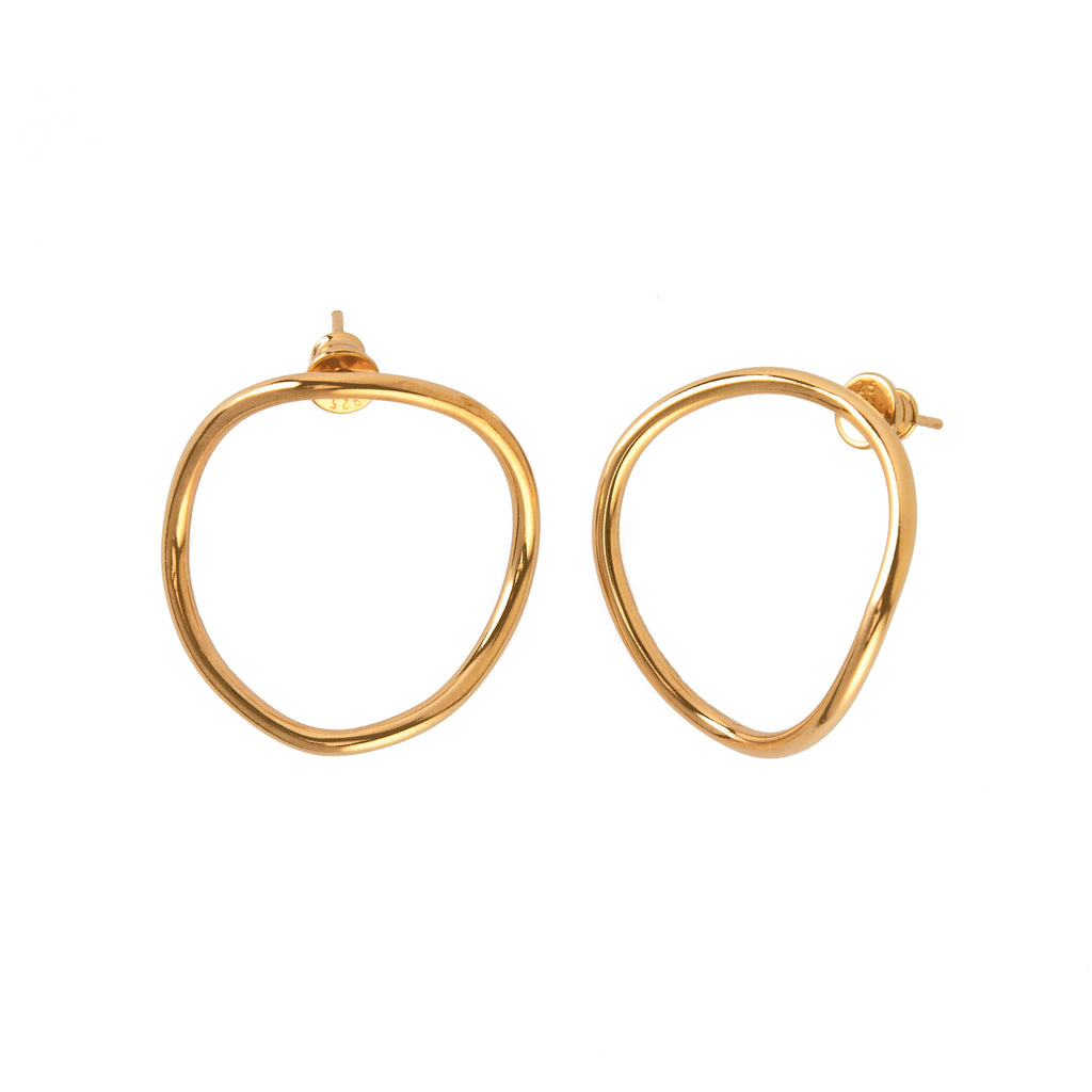 Gold Plated Medium GYPSY Earrings