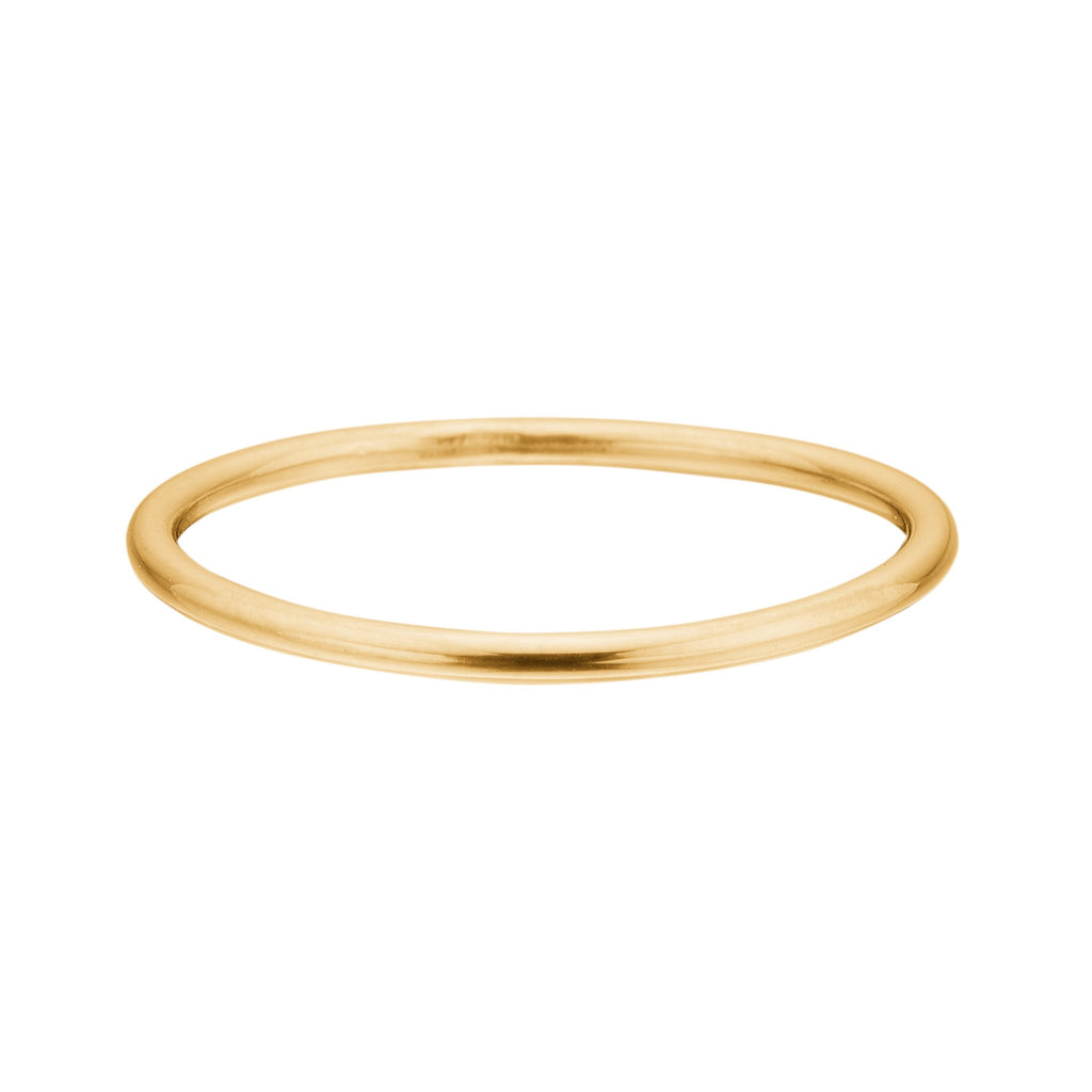 Auksuoto sidabro žiedas „Simple“