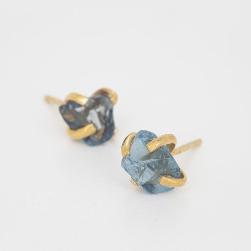Forest of Lanterns Studs with London Blue Topaz