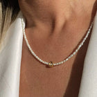 Gold Plated Silver Necklace "Circle"