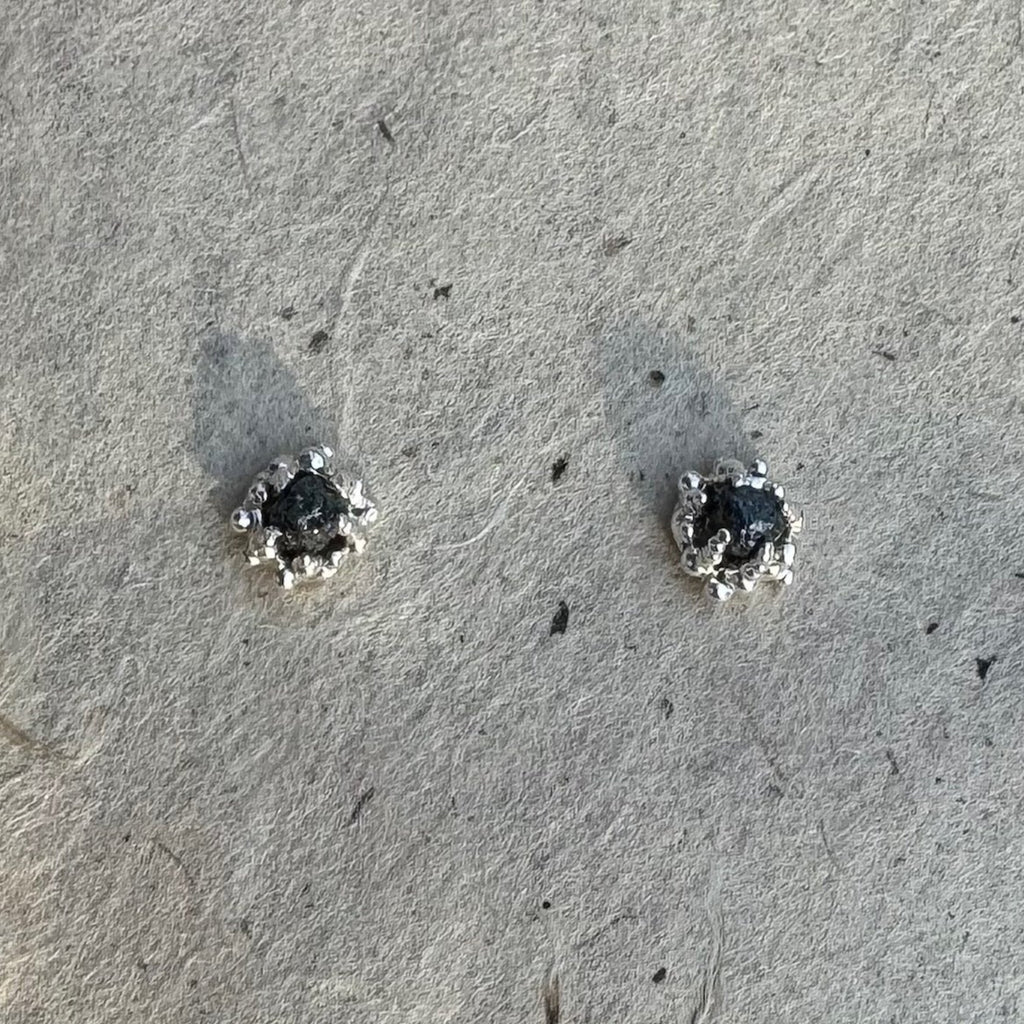 Silver Earrings "By the Black Sea"