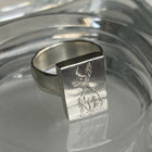 Silver Ring "Watch Me Barking"