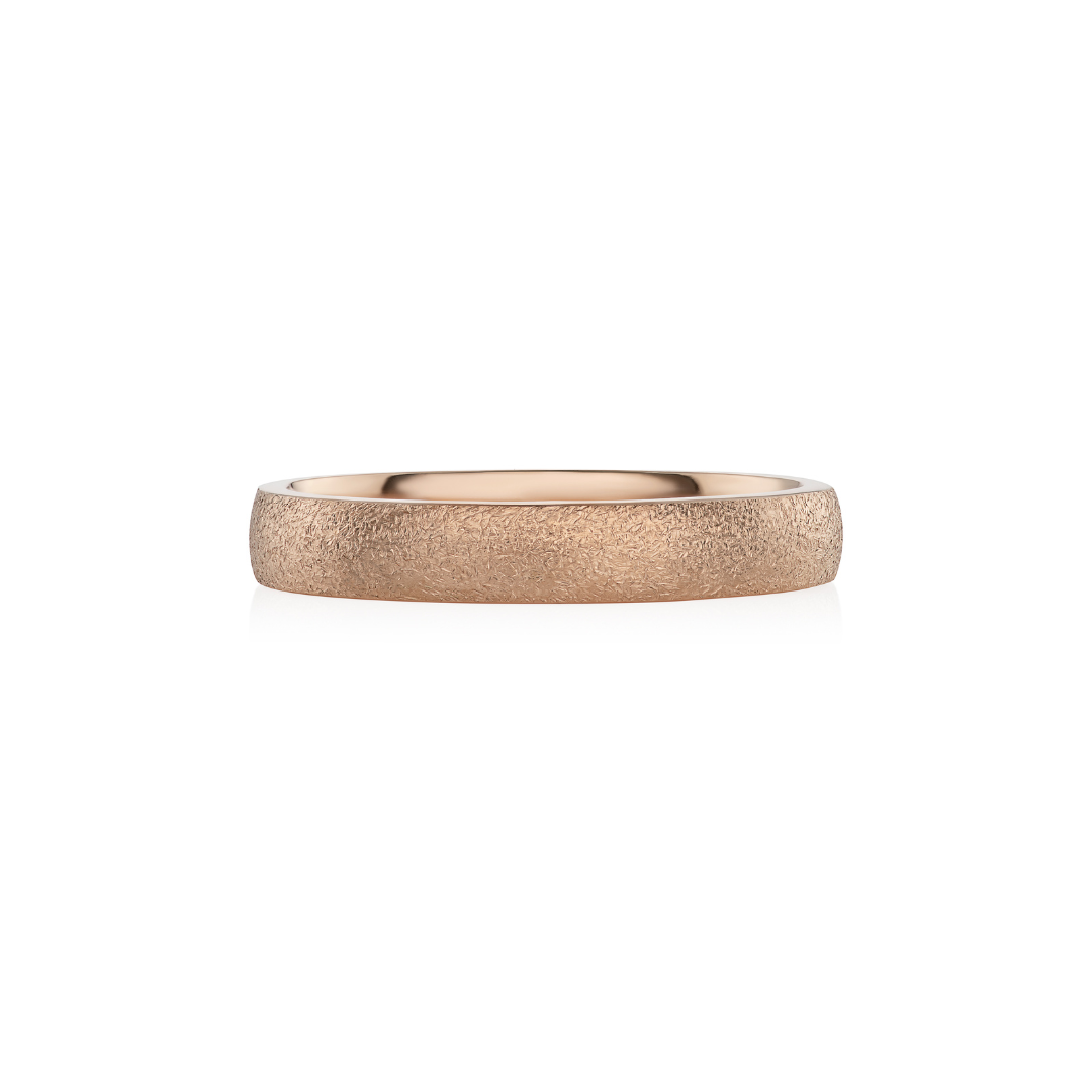 Rose Gold Wedding Ring for Him
