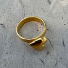 Gold Plated Silver Ring "Imagination Tool"