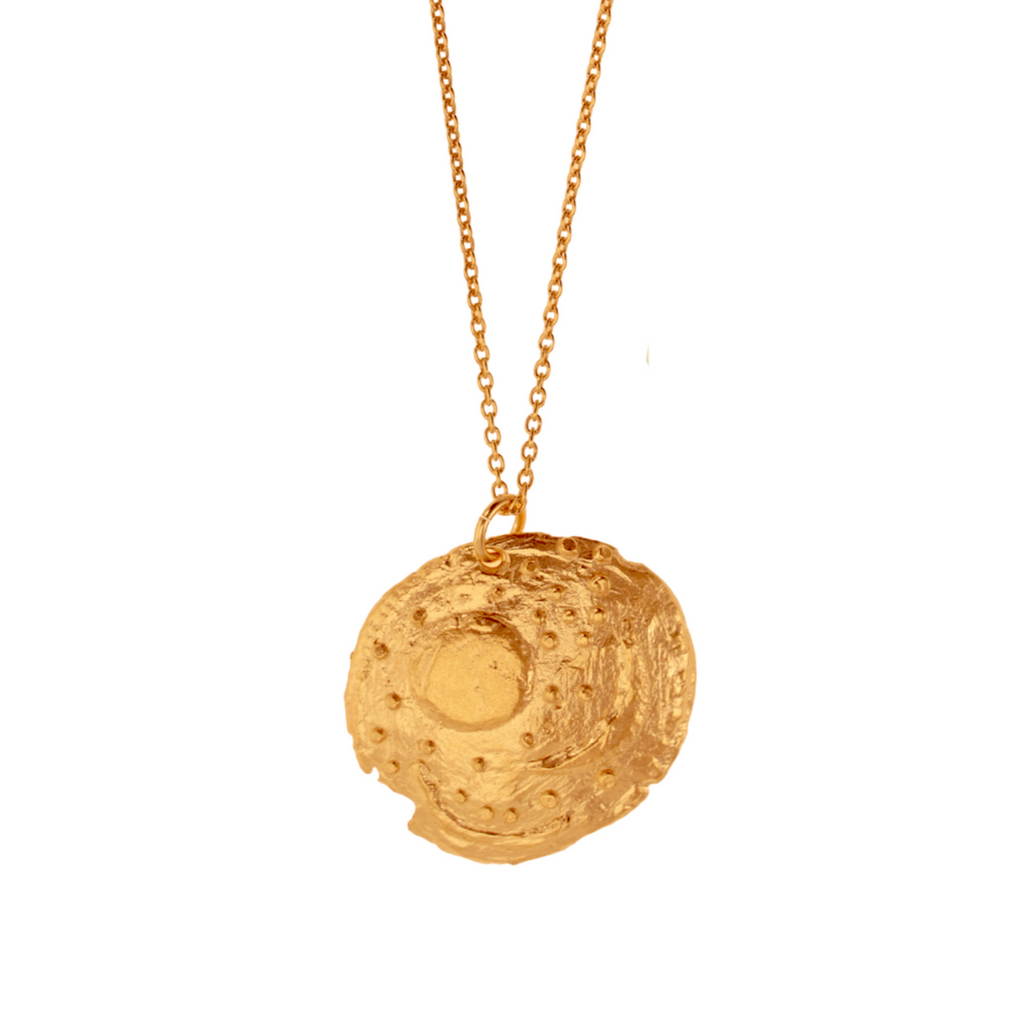 Gold Plated Necklace "The Nebra Sky Map"