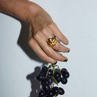 Gold Plated Silver Ring "Imagination Tool"