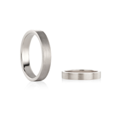 White Gold Wedding Ring for Her