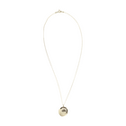 Silver Necklace with Pearl "Half Moon Nurturing Pearl"