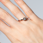 White Gold Ring with Diamond