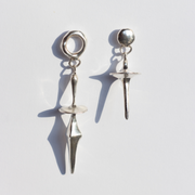 Silver Earrings "Pendulum"