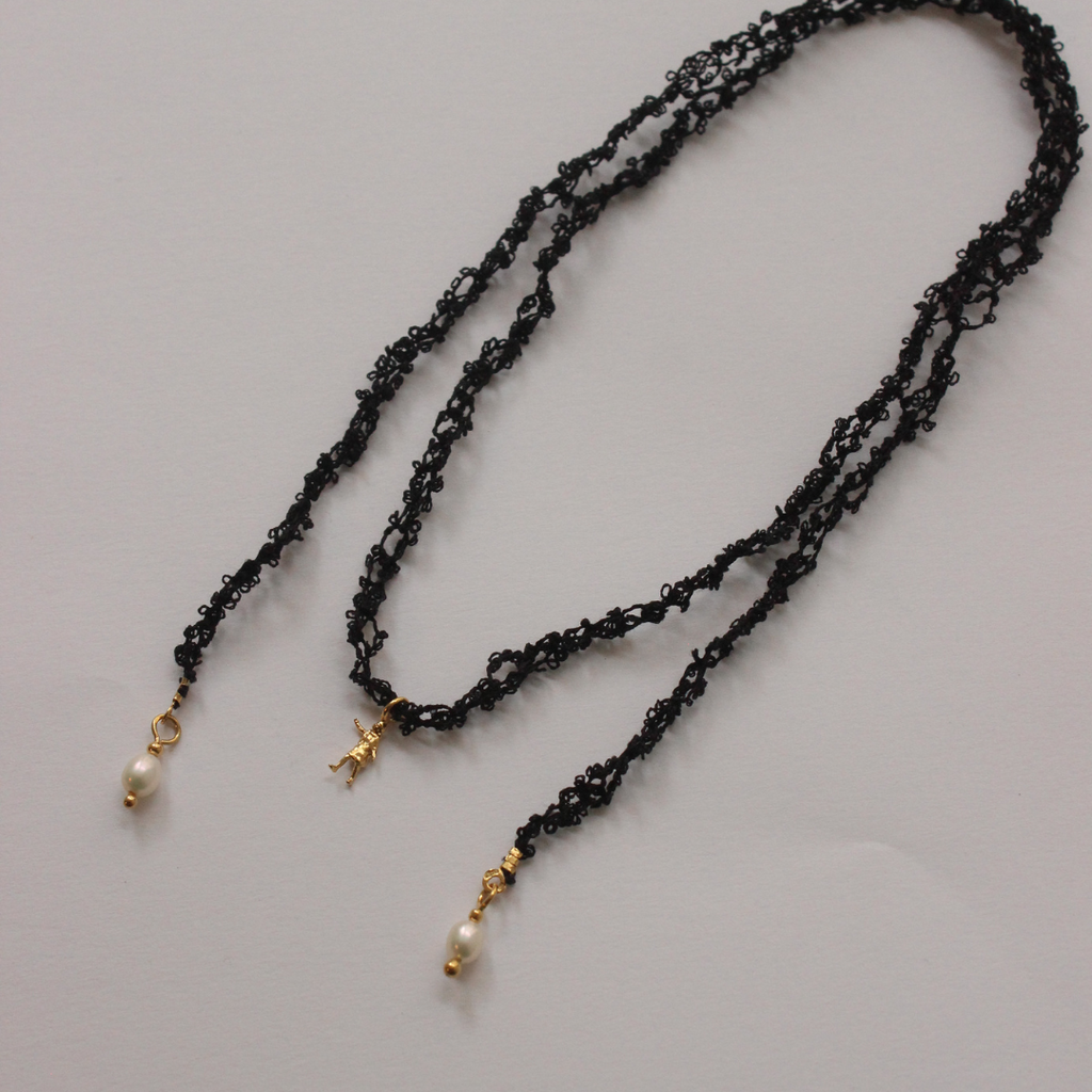 Gold Plated Silver Necklace "Me"