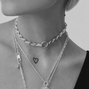 Silver Necklace "Geismas"