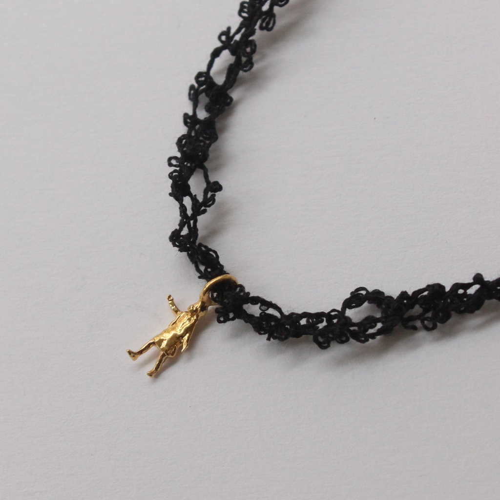 Gold Plated Silver Necklace "Me"