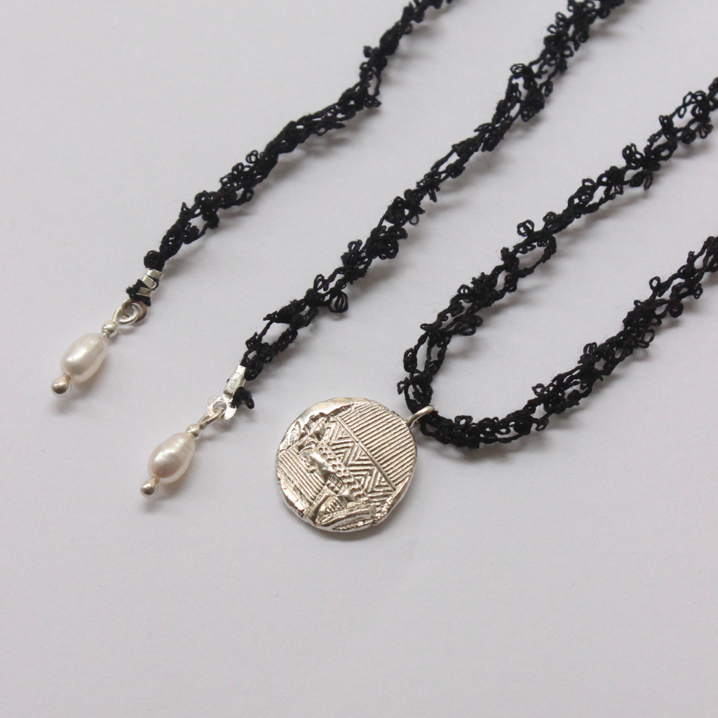 Silver Necklace "Mystical Medallion"