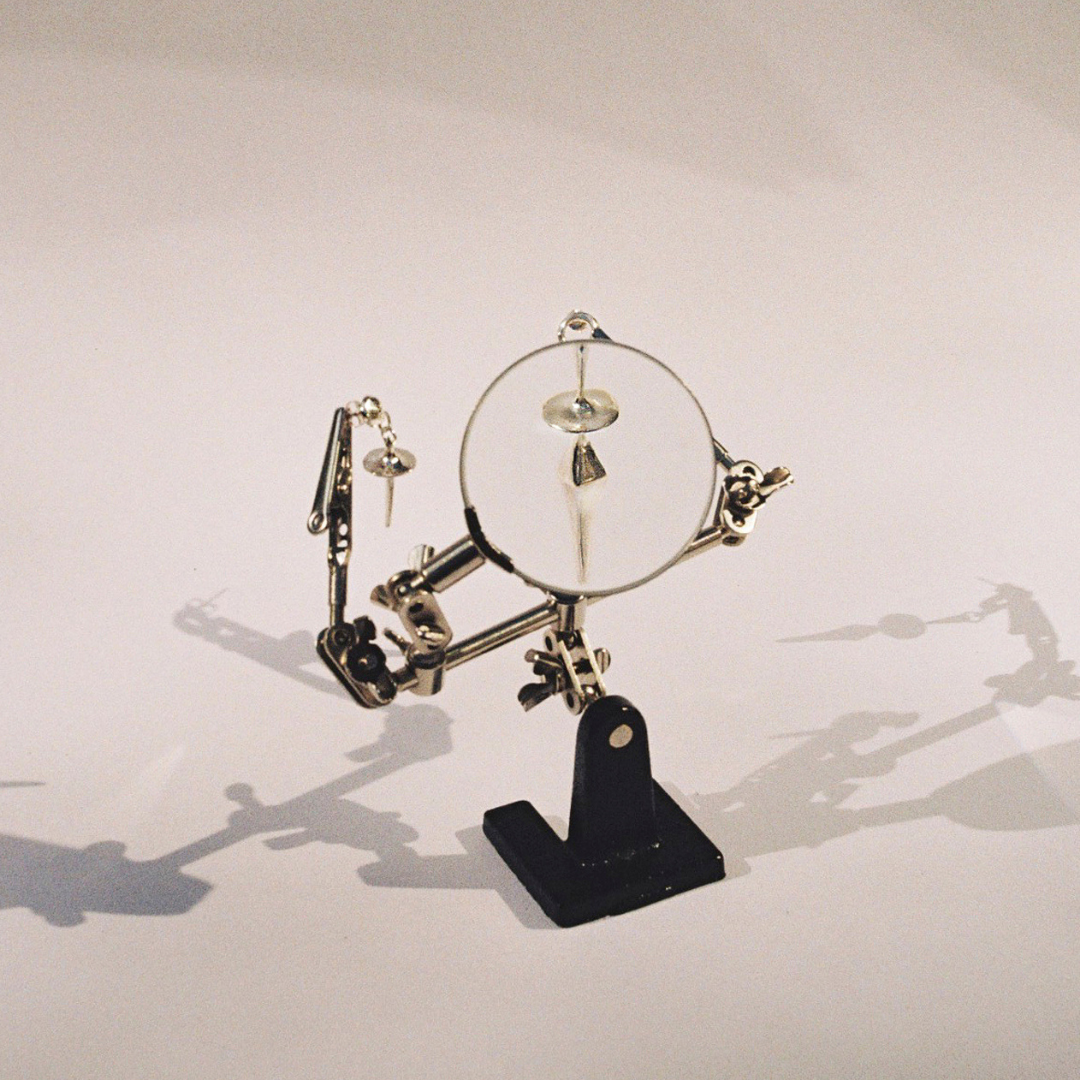 Silver Earrings "Pendulum"