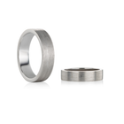 White Gold Wedding Ring for Him