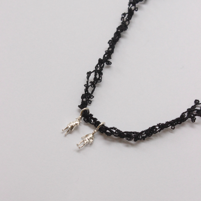 Silver Necklace "You and Me"