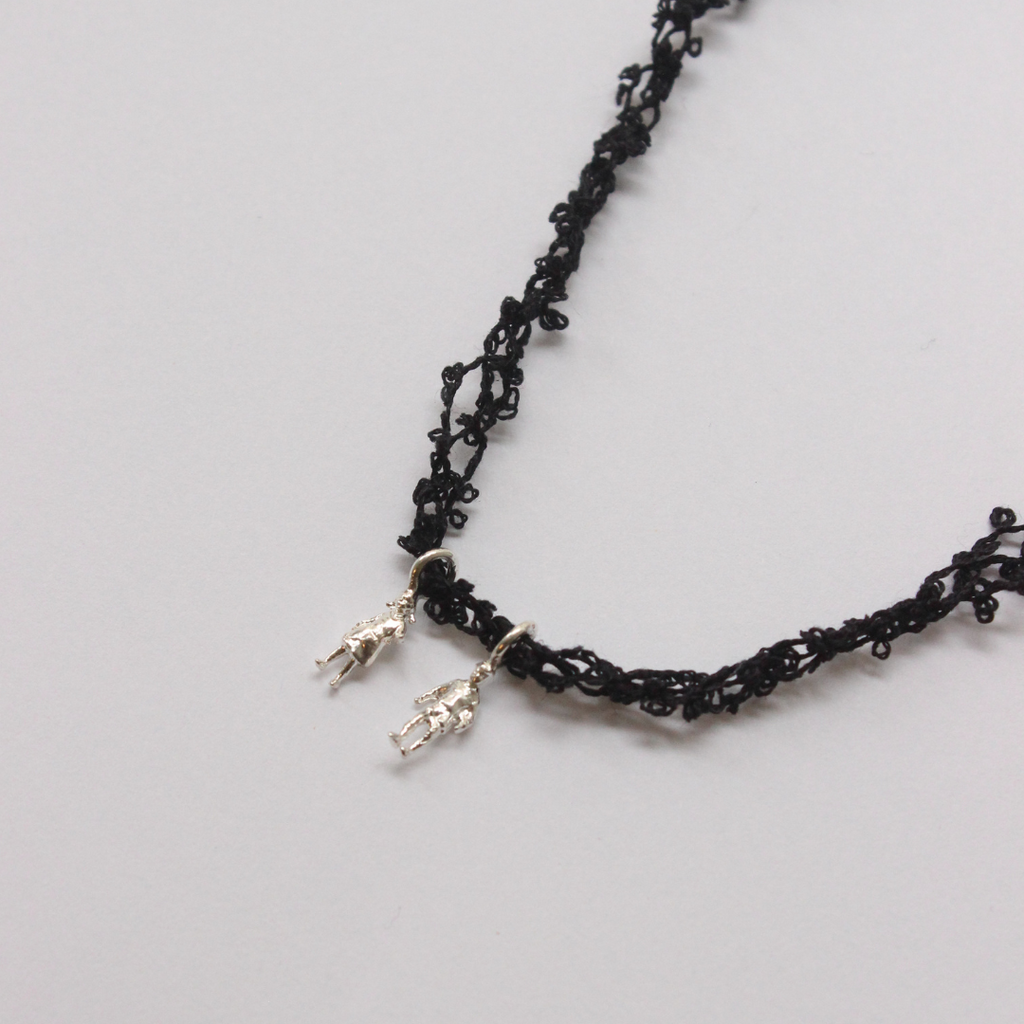 Silver Necklace "You and Me"