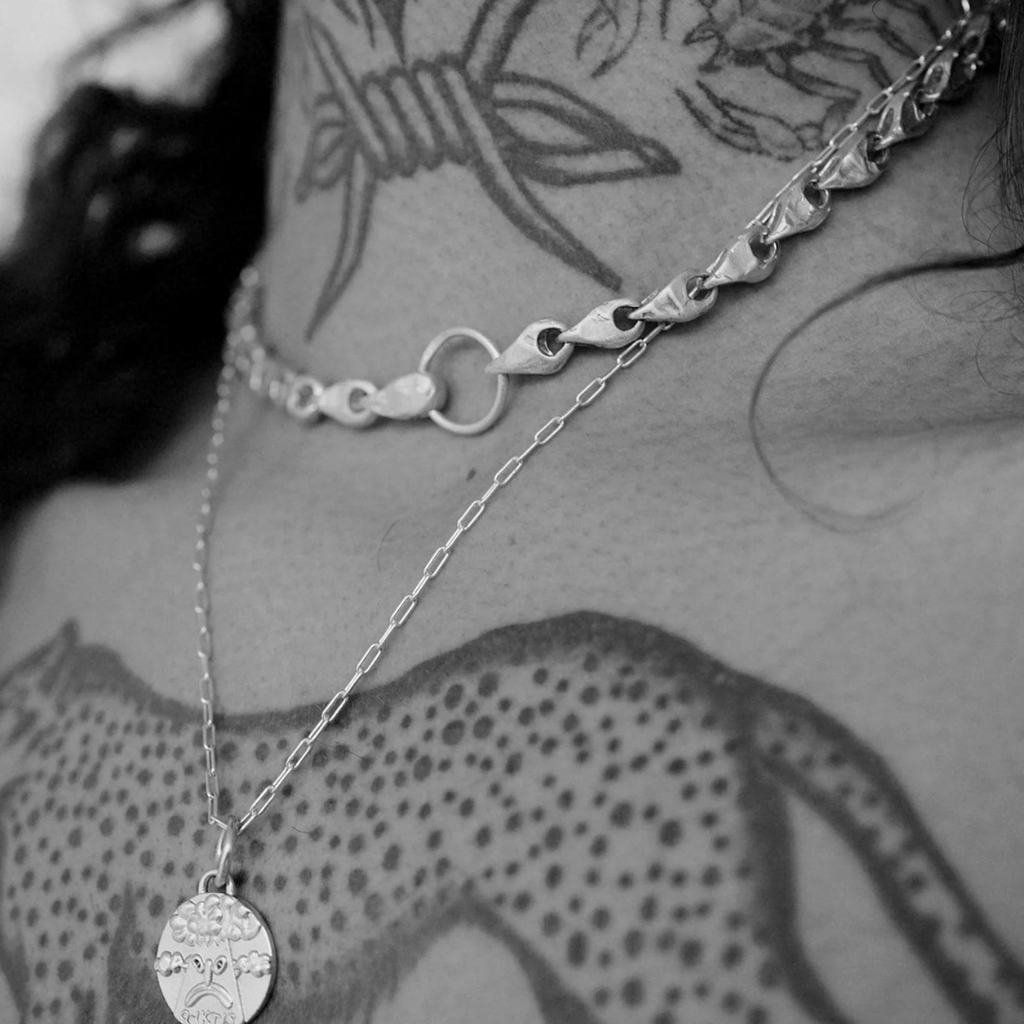 Silver Necklace "Geismas"