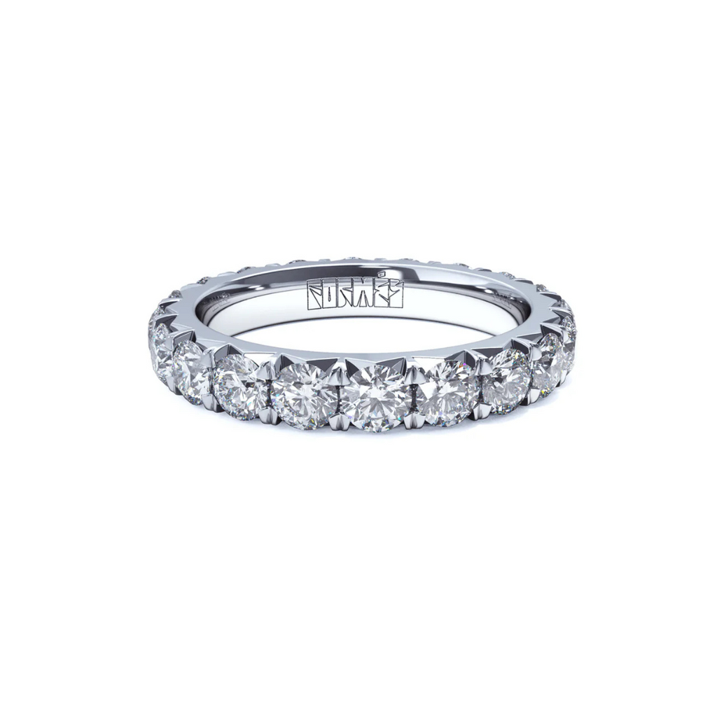 White Gold Ring "Luxury Grace Eternity"