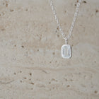 Silver Necklace with Topaz "Daydream"