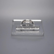 Silver Ring "Cum Bona Pace / With a Good Peace"