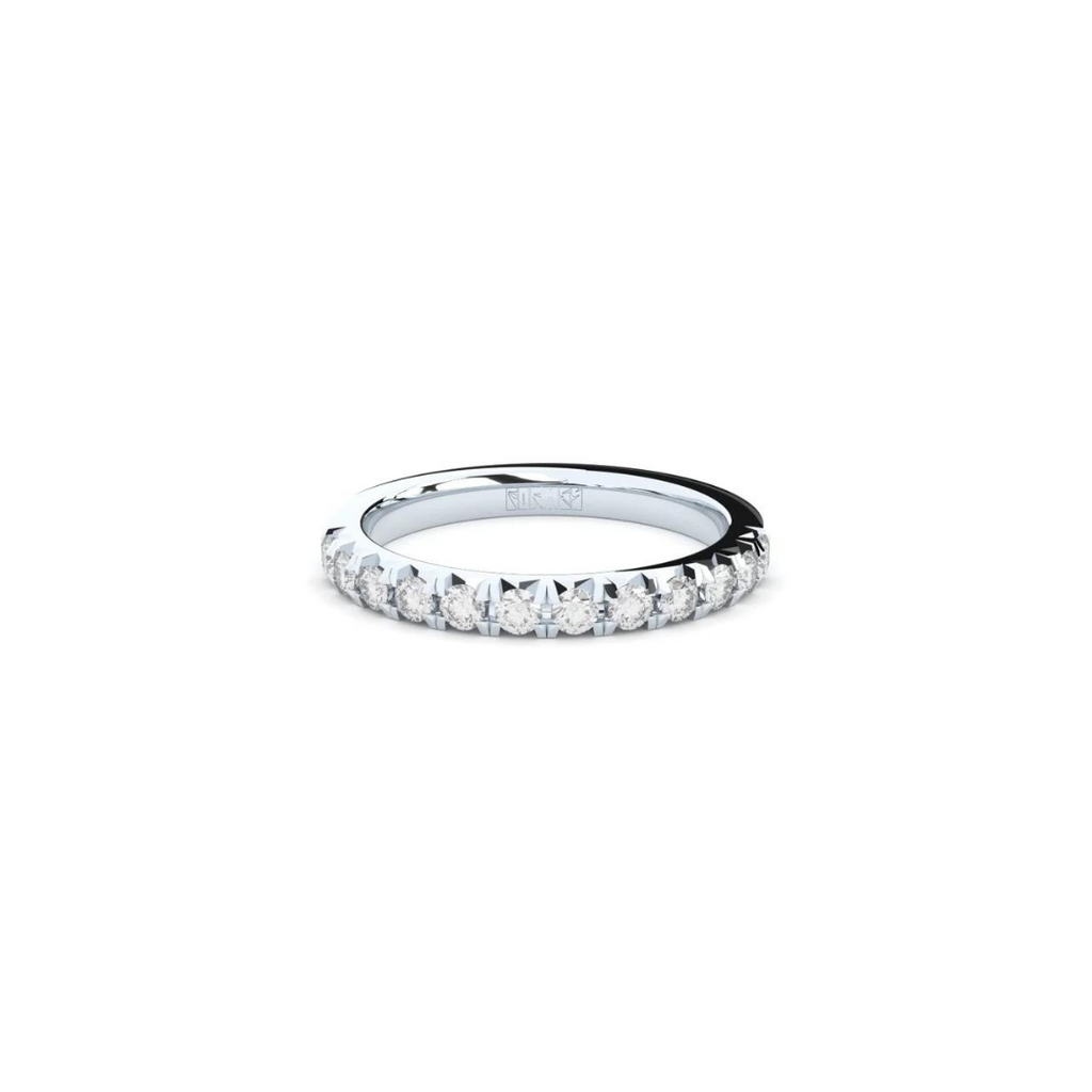 White Gold Ring "Grace Half Eternity"