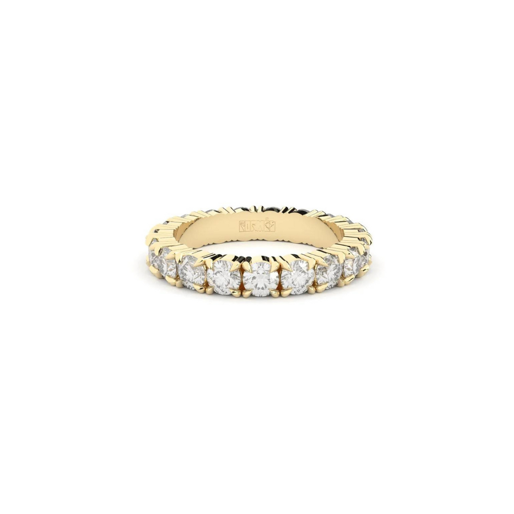 Yellow Gold Ring "Reflection Luxury Eternity"