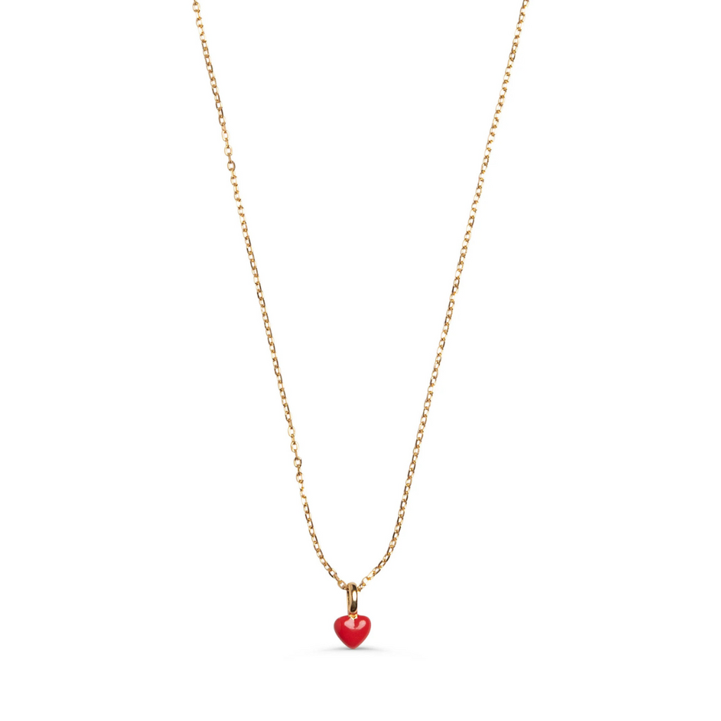 Gold Plated Silver Necklace "Amore"