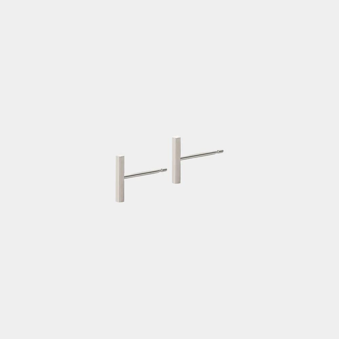 Silver Earrings "Form", 9 mm