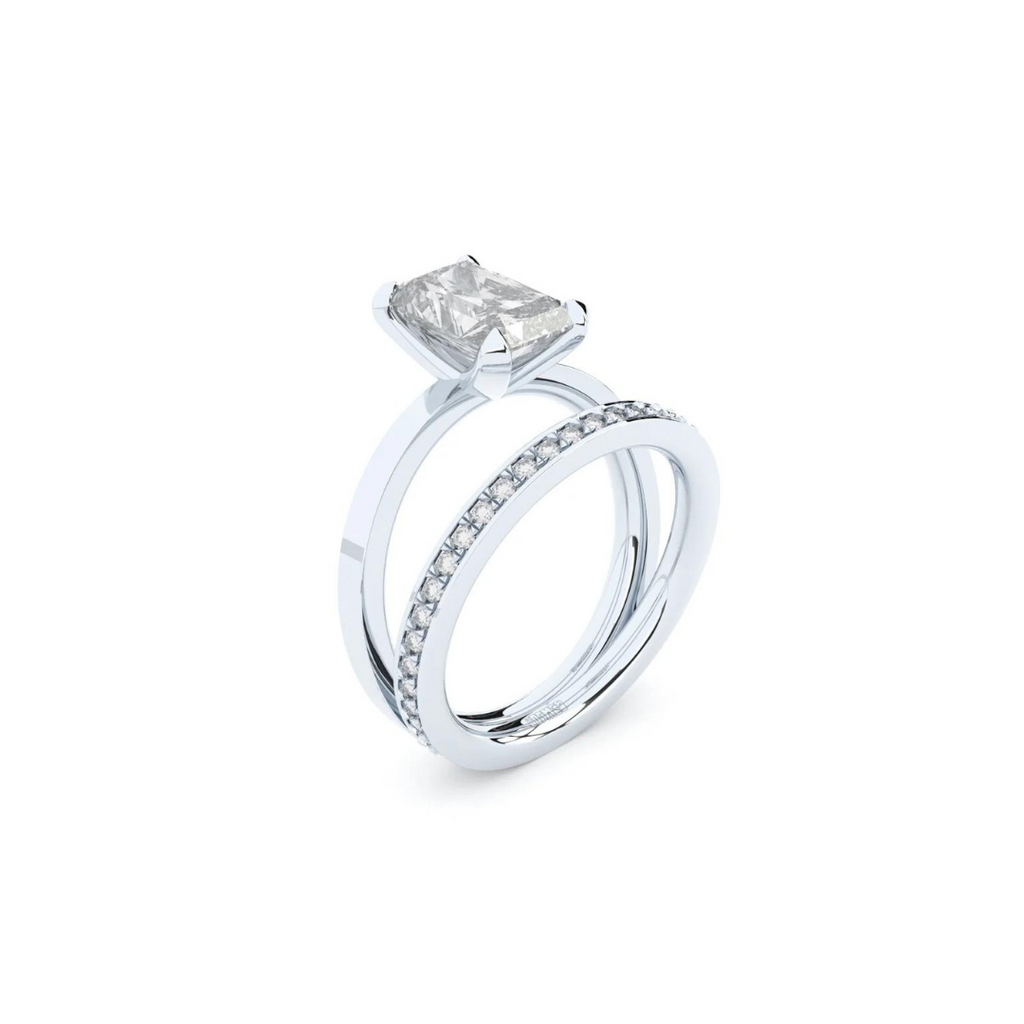 White Gold Ring "Reflection"