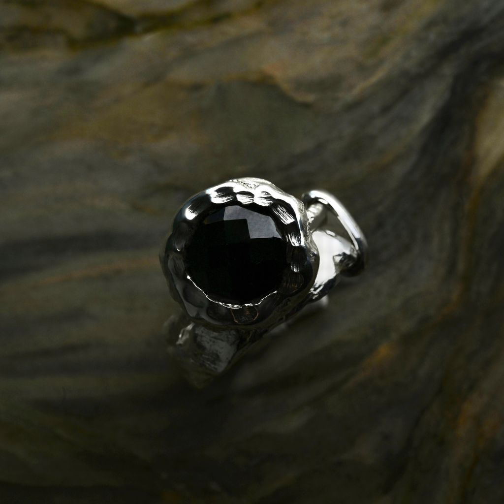 Silver & Onyx Ring