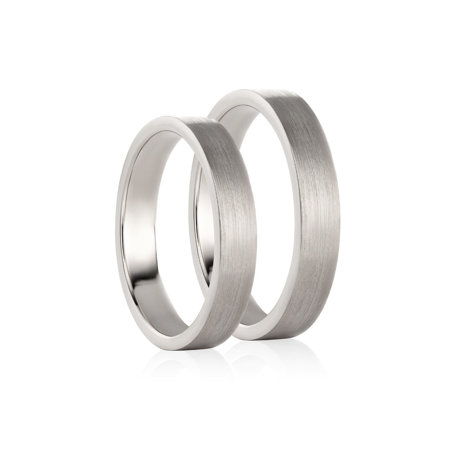 White Gold Wedding Ring for Her
