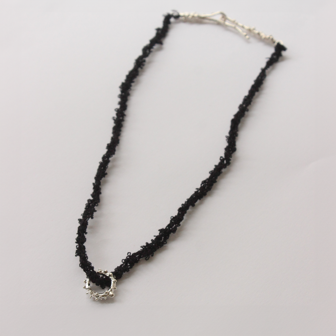 Silver Necklace "Full Moon"