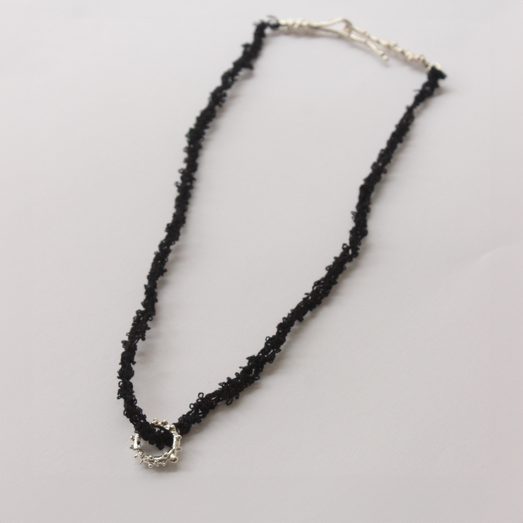 Silver Necklace "Full Moon"