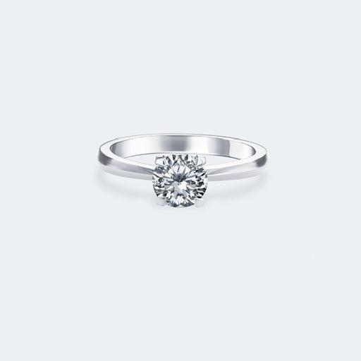 White Gold & Diamond Ring "Solitaire"