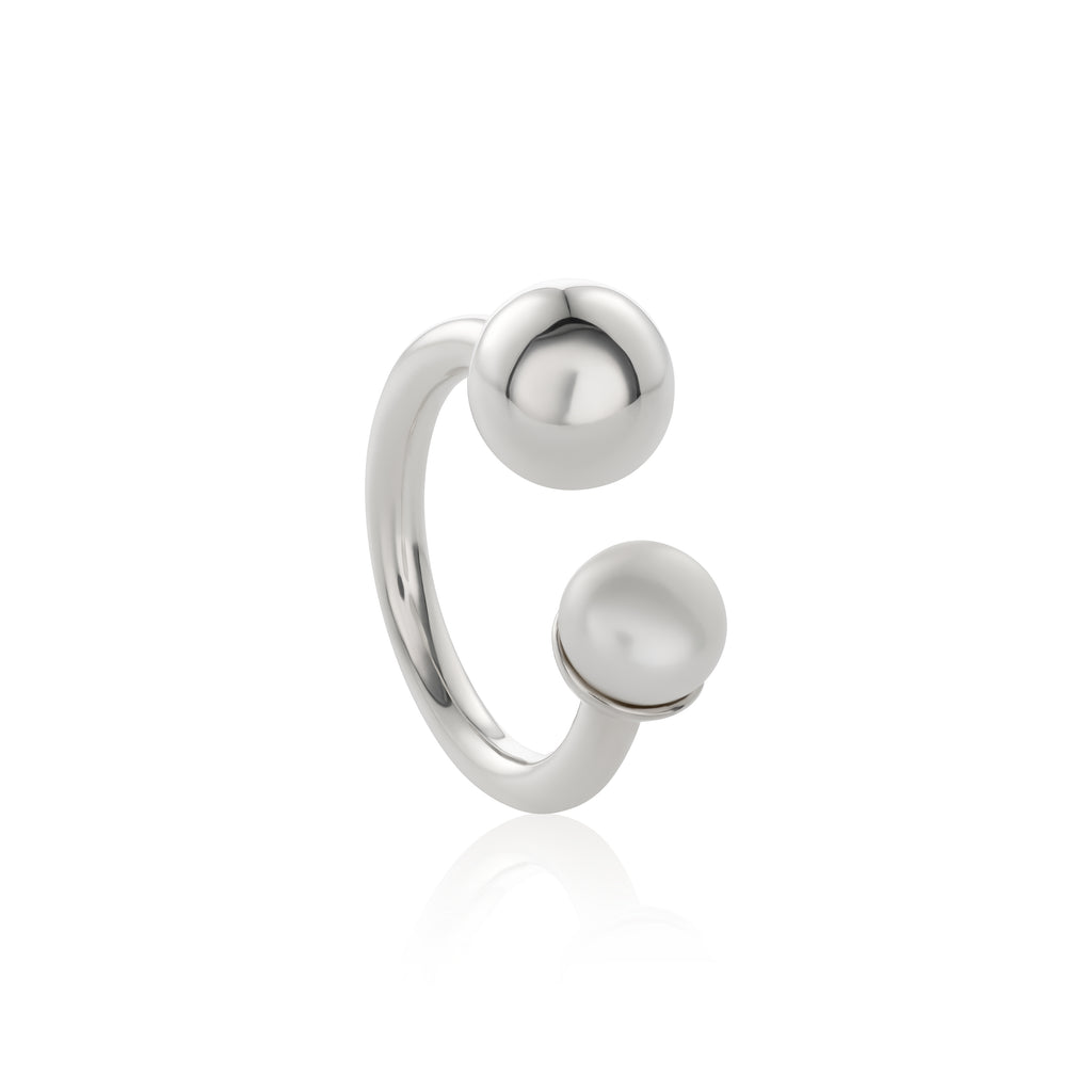 Silver & Pearl Ring
