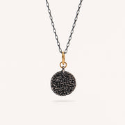 Gold Plated / Oxidized Silver Necklace "Bespoken"