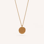 Gold Plated Silver Necklace "Handcrafted"